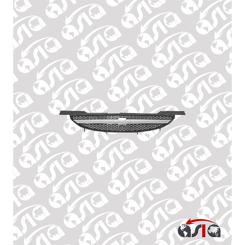 PLATINA SUPERIOR PARRILLA CROMADA AVEO 04/06
