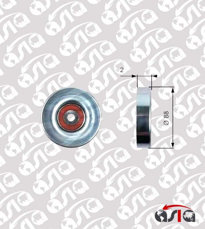 POLEA TENSOR CORREA UNICA TERIOS J100