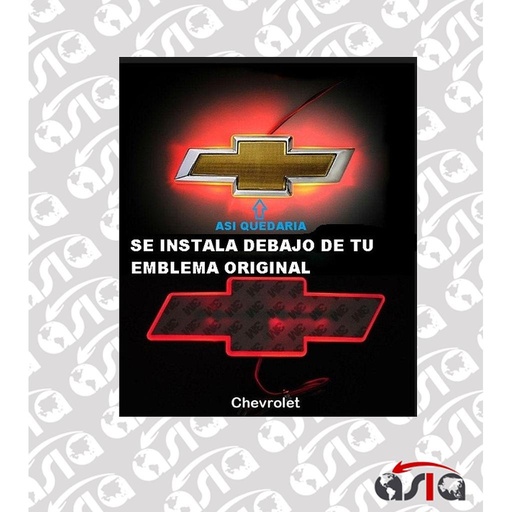 [00000587] EMBLEMA MARCO LUZ CHEVROLET