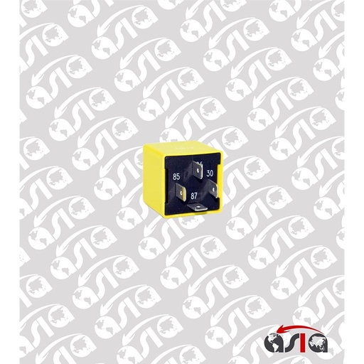 [00001031] RELAY 4P 12V 30A MONZA ABANICO AMARILLO
